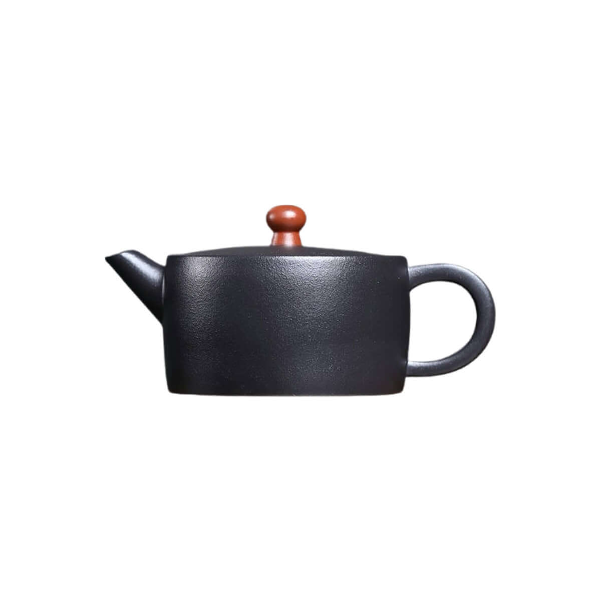 Handmade Yixing purple sand teapot crafted by artisans, featuring a unique design and original ore for Kung Fu tea brewing.