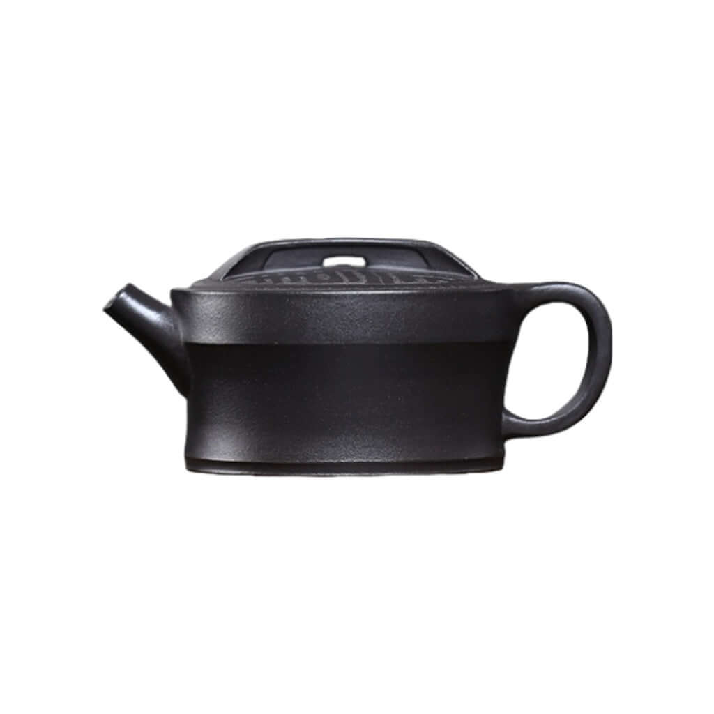 Handmade Yixing purple sand teapot, crafted from original mineral yellow clay, ideal for Kung Fu tea sets.