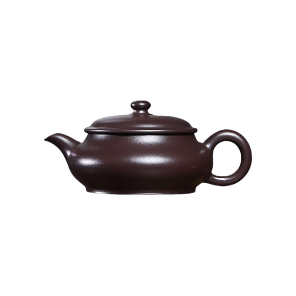 Handmade Yixing purple sand teapot, original mineral-crafted, perfect for home use and Kung Fu tea sets.