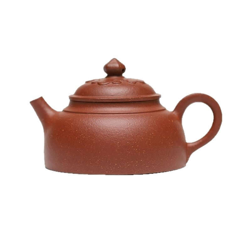 Handmade Yixing purple clay teapot, original purple sand craftsmanship, ideal for tea enthusiasts.