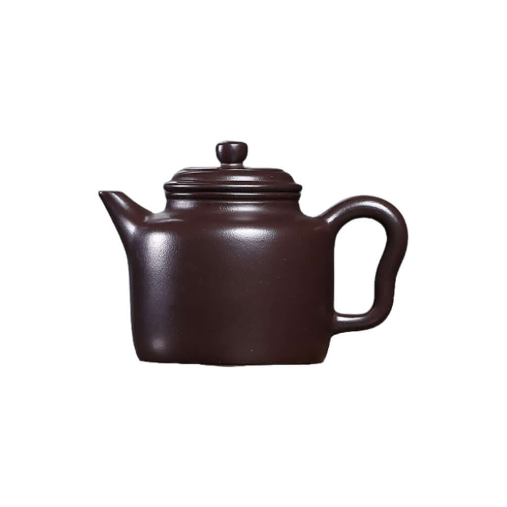 Handmade Yixing purple sand teapot featuring unique design and craftsmanship for Kung Fu tea set. Perfect for tea lovers.