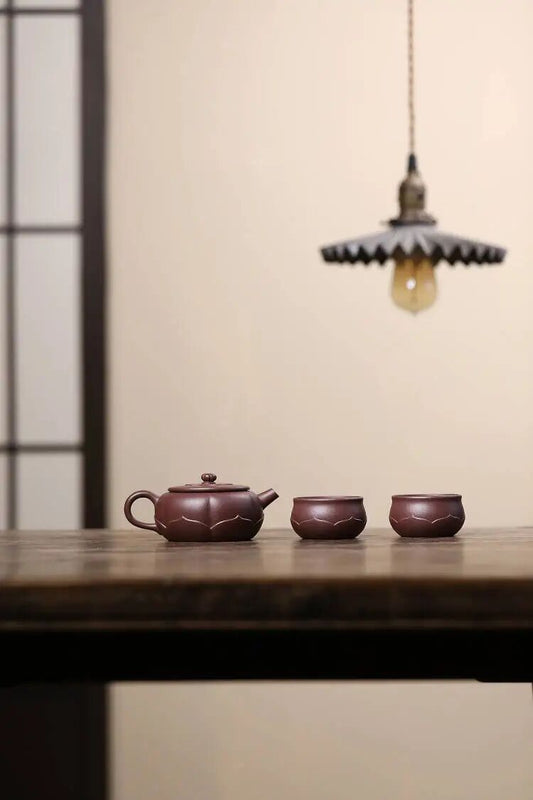 家藏黄龙山原矿老紫泥 容量 210cc 全手工制作 作者:实力派周亮
