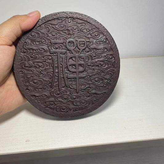 龙凤壶承麒麟壶承直径11.5CM宜兴紫砂壶干泡台茶盘壶承茶海杯座果盘茶具配件