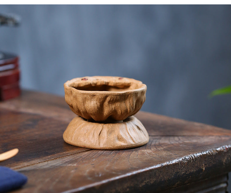 宜兴紫砂茶漏茶滤莲蓬莲子荷叶网孔茶叶过滤器功夫茶具套装批发