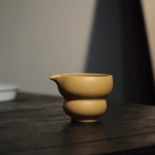 宜兴紫砂【葫芦公道】精品段泥180CC福禄公道杯分茶器实用功夫茶具