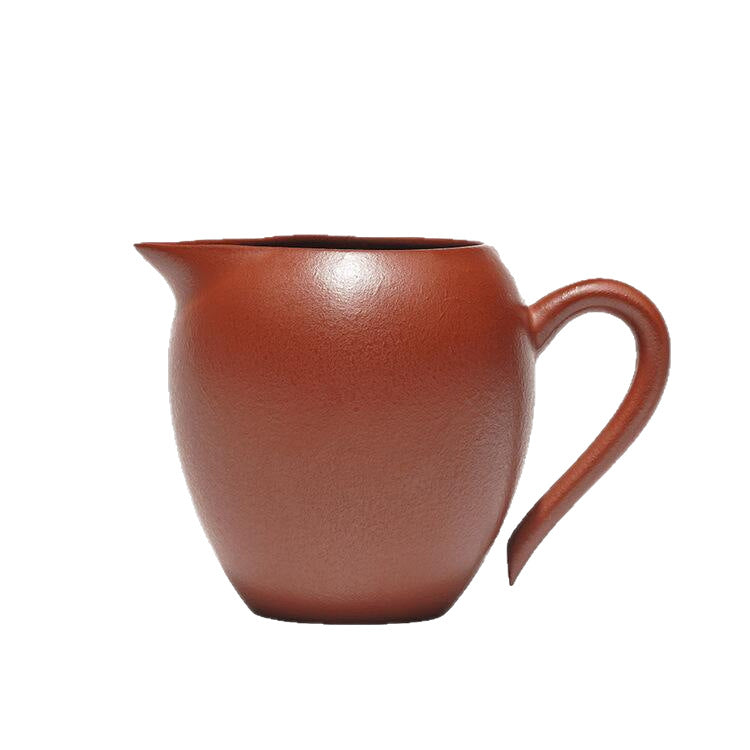 宜兴原矿手工朱泥紫砂茶壶茶具杯子大红袍公道杯大容量小号杯子