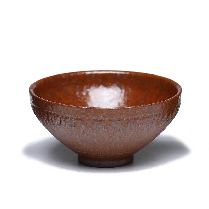 宜兴原矿紫砂主人杯茶杯90CC/70CC柴烧手工文人小口杯子茶碗盖碗茶具配件