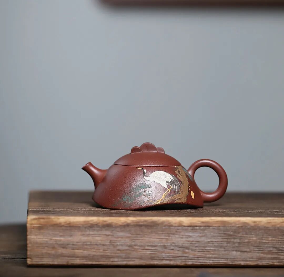 「观山壶」作者 盛喜 青年实力派匠人 泥料 四号井底槽清110CC全手工定制