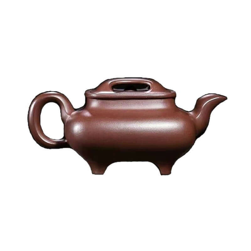Handmade Yixing purple sand teapot, original mineral clay, high-end craftsmanship, cow cover design.