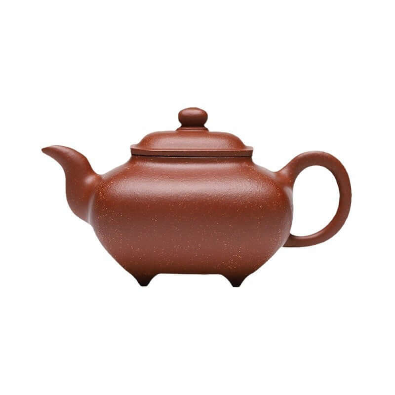 Handmade Yixing purple sand teapot, traditional craftsmanship, ideal for household tea brewing.