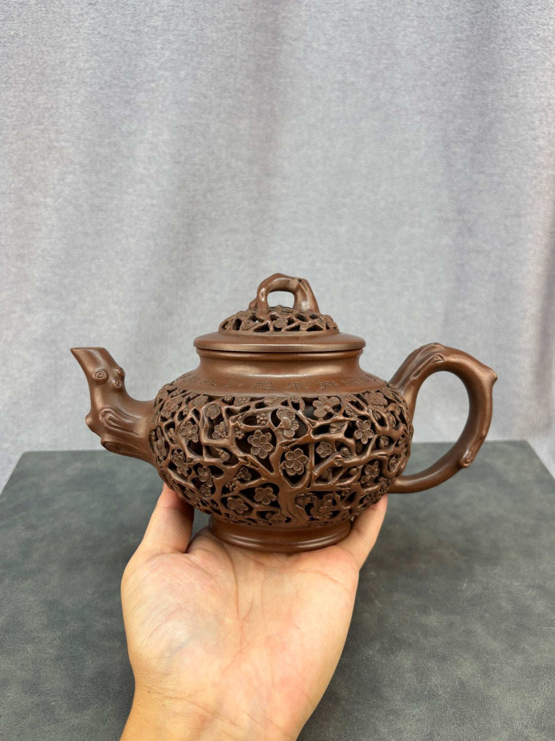 程辉大师《镂空笑樱》收藏级重器 原矿极品底槽清·480cc