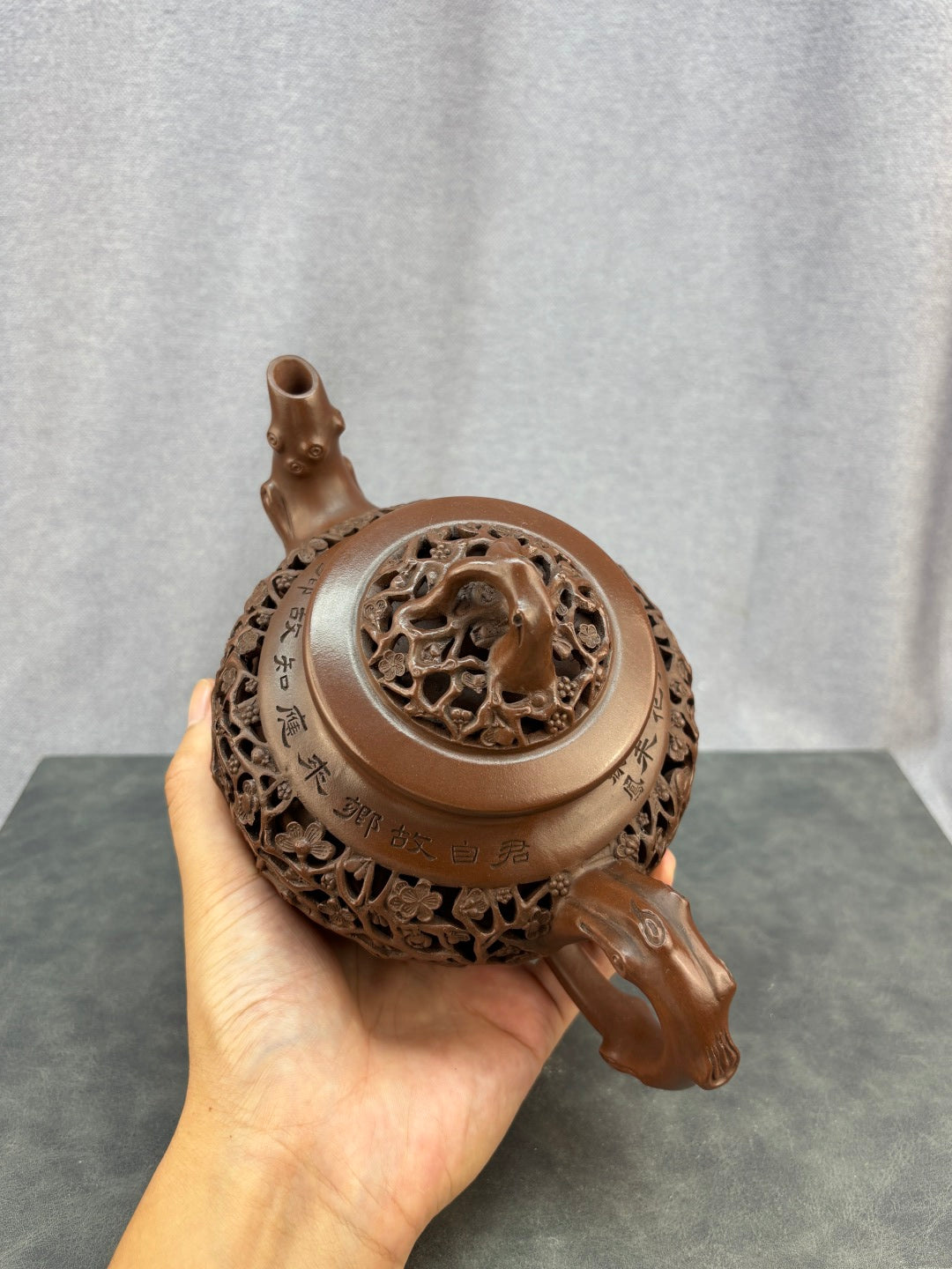 程辉大师《镂空笑樱》收藏级重器 原矿极品底槽清·480cc