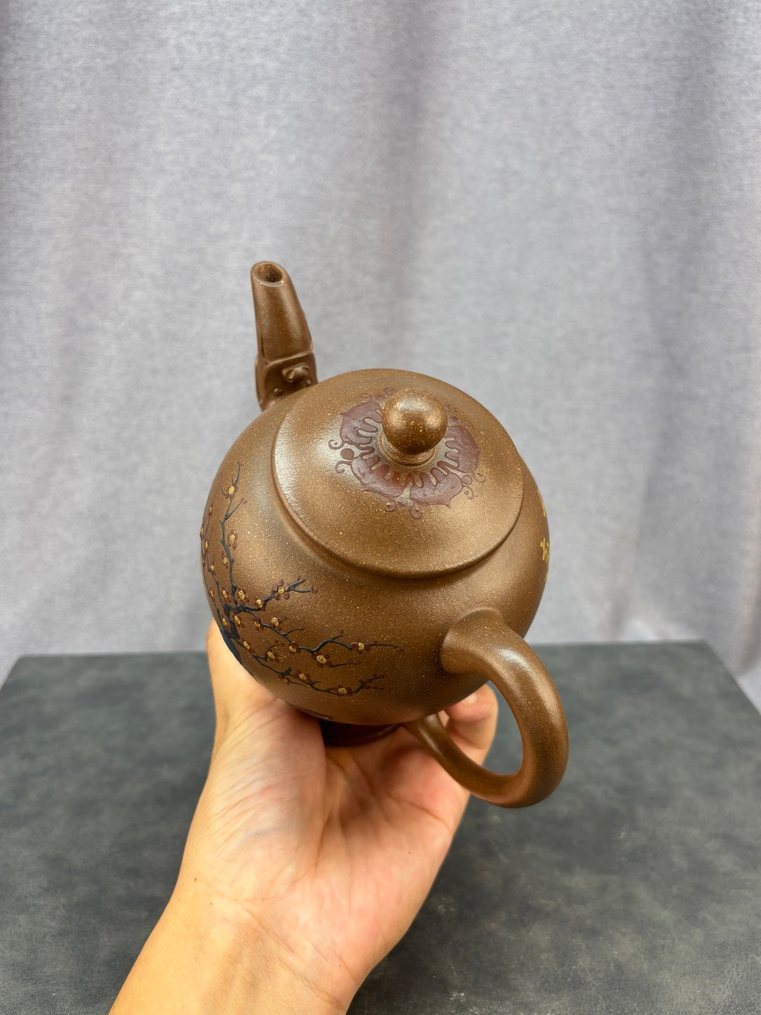 紫砂艺术领军人物·程辉大师《御制宫灯》收藏级重器 原矿极品老段泥·520cc