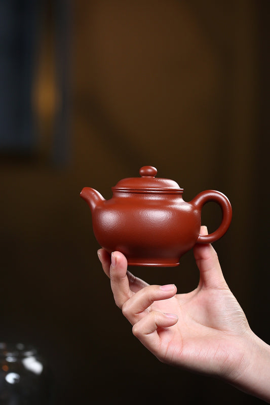 【掇只】泥料 原矿大红袍 240毫升 全手工制作成型 吴卫兰(国家级工艺美术师)