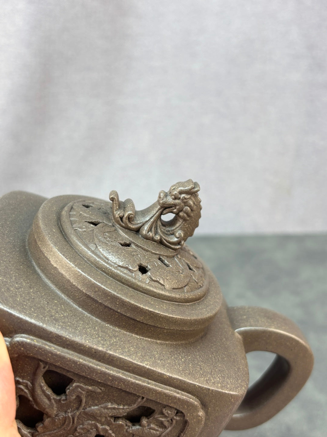 程辉大师《鱼跃龙门套组》收藏级重器 原矿乾隆青灰段·350cc