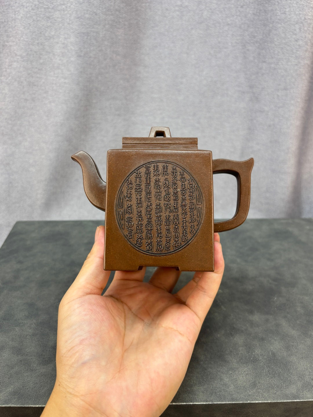 程辉大师《百寿方钟》收藏级重器 原矿极品底槽清·300cc