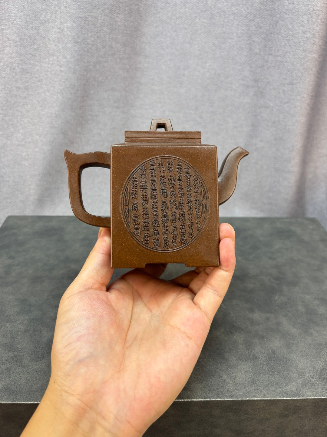 程辉大师《百寿方钟》收藏级重器 原矿极品底槽清·300cc