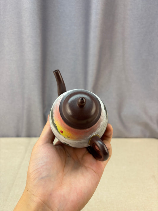 程辉大师《宫灯》收藏级重器 原矿极品紫泥·260cc