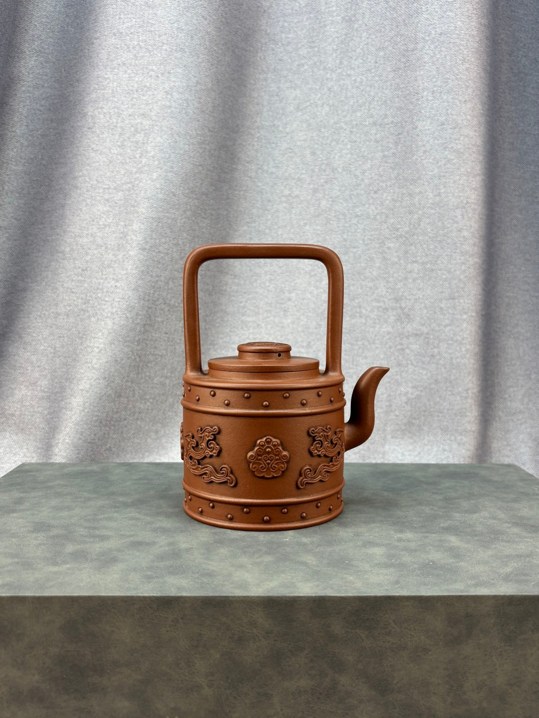程辉大师《双龙提梁》收藏级重器 原矿极品底槽清·480cc