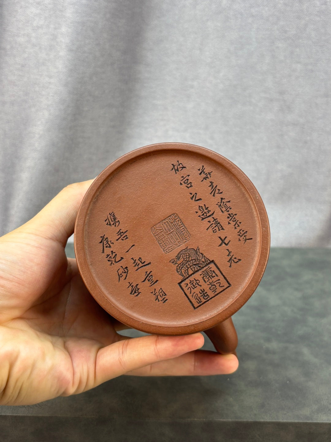 程辉大师《双龙提梁》收藏级重器 原矿极品底槽清·480cc