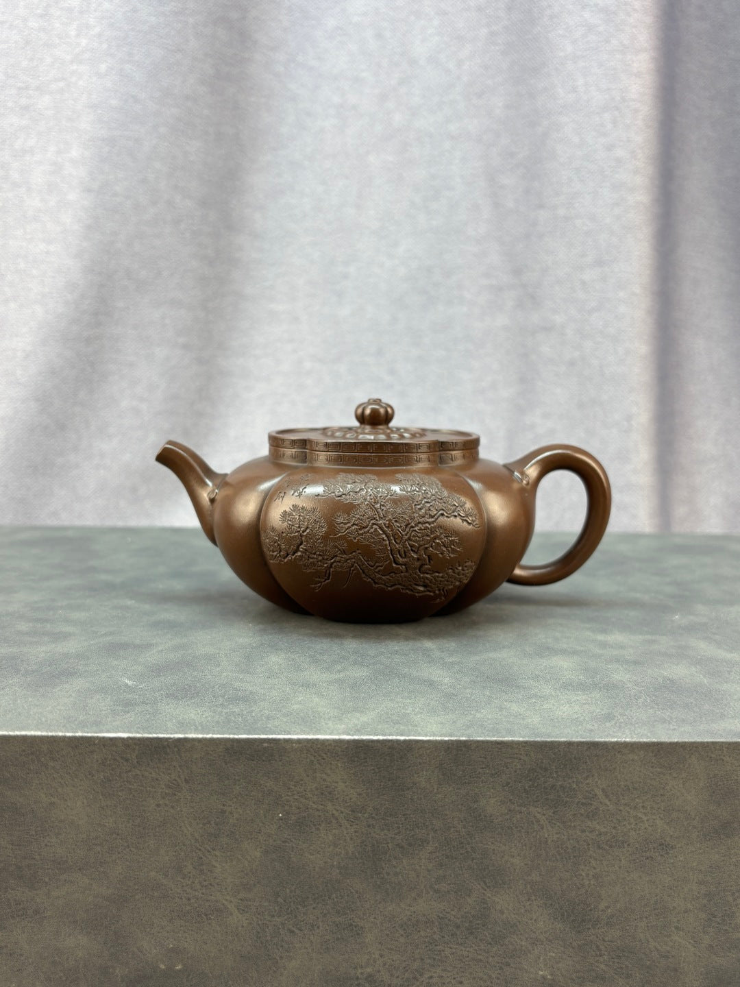 程辉大师《诗文海棠壶》收藏级重器 原矿极品底槽清·220cc