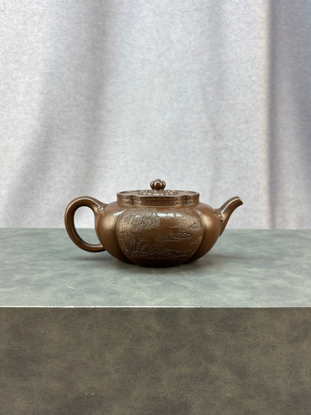 程辉大师《诗文海棠壶》收藏级重器 原矿极品底槽清·220cc