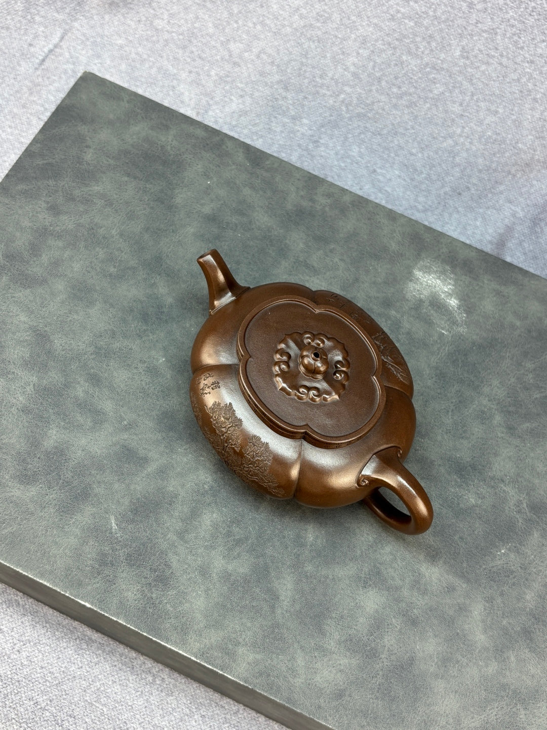 程辉大师《诗文海棠壶》收藏级重器 原矿极品底槽清·220cc