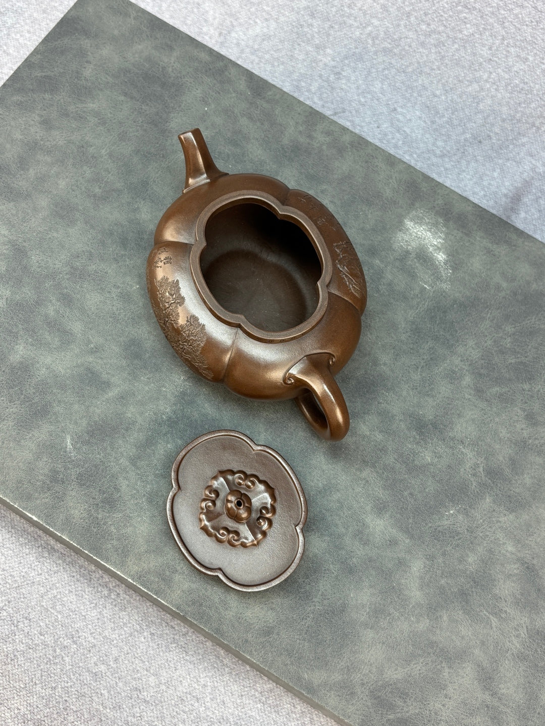 程辉大师《诗文海棠壶》收藏级重器 原矿极品底槽清·220cc