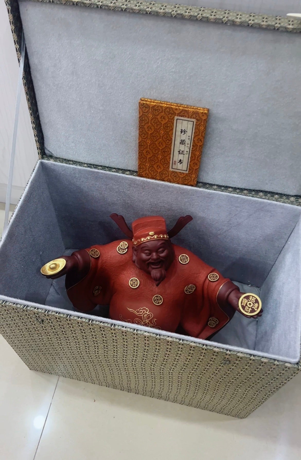 大号【描金财神🔥】精品大财神 这个是最大号的 原矿紫泥