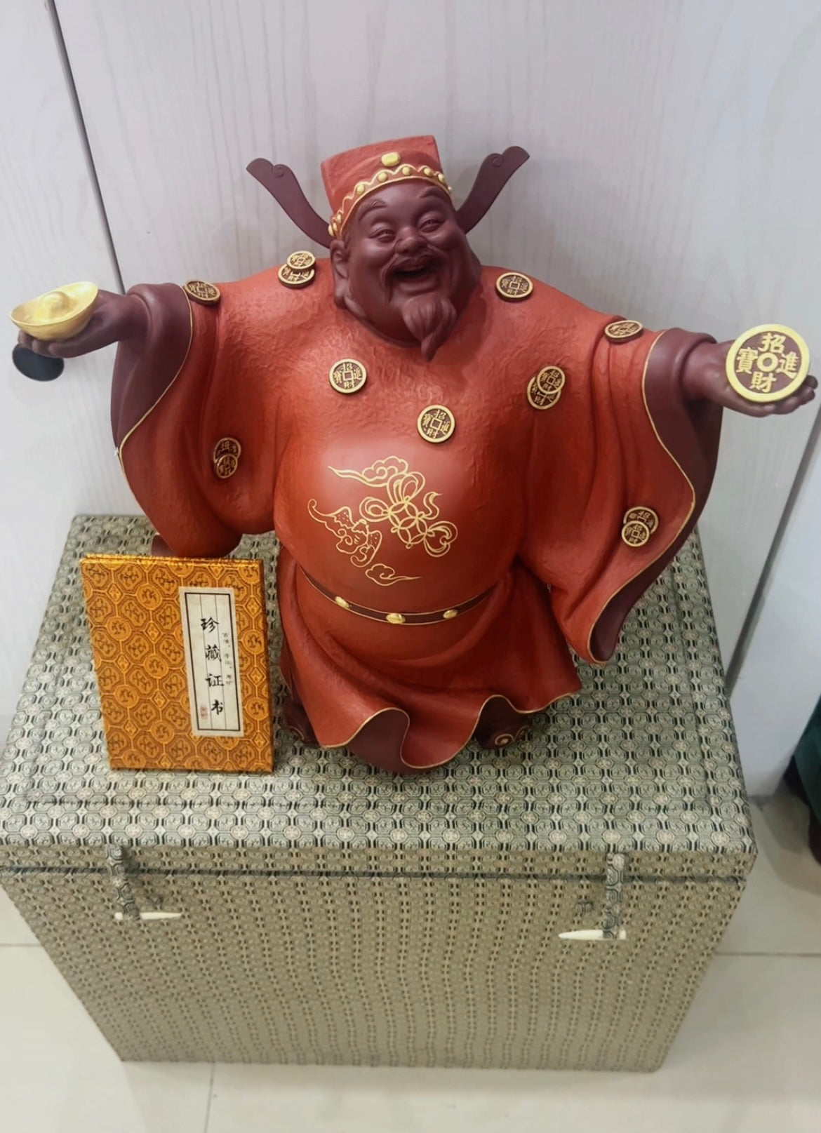 大号【描金财神🔥】精品大财神 这个是最大号的 原矿紫泥