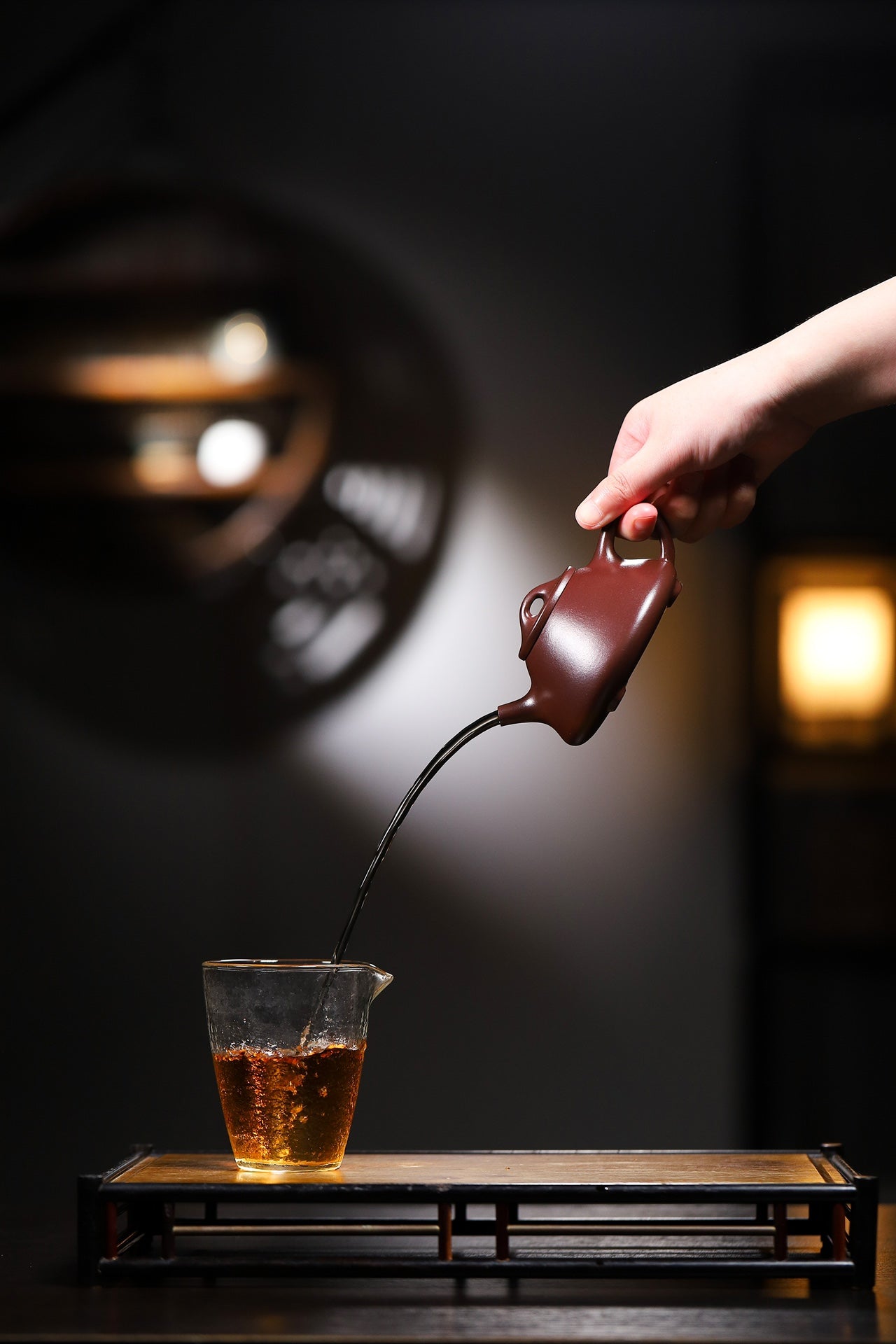 套装福利【石瓢套装一壶四杯】泥料 壶80目老紫泥