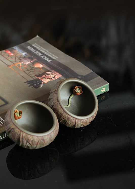 套装福利【连年有余套组】 作者朱老师 泥料 原矿紫泥+青段粉浆制作