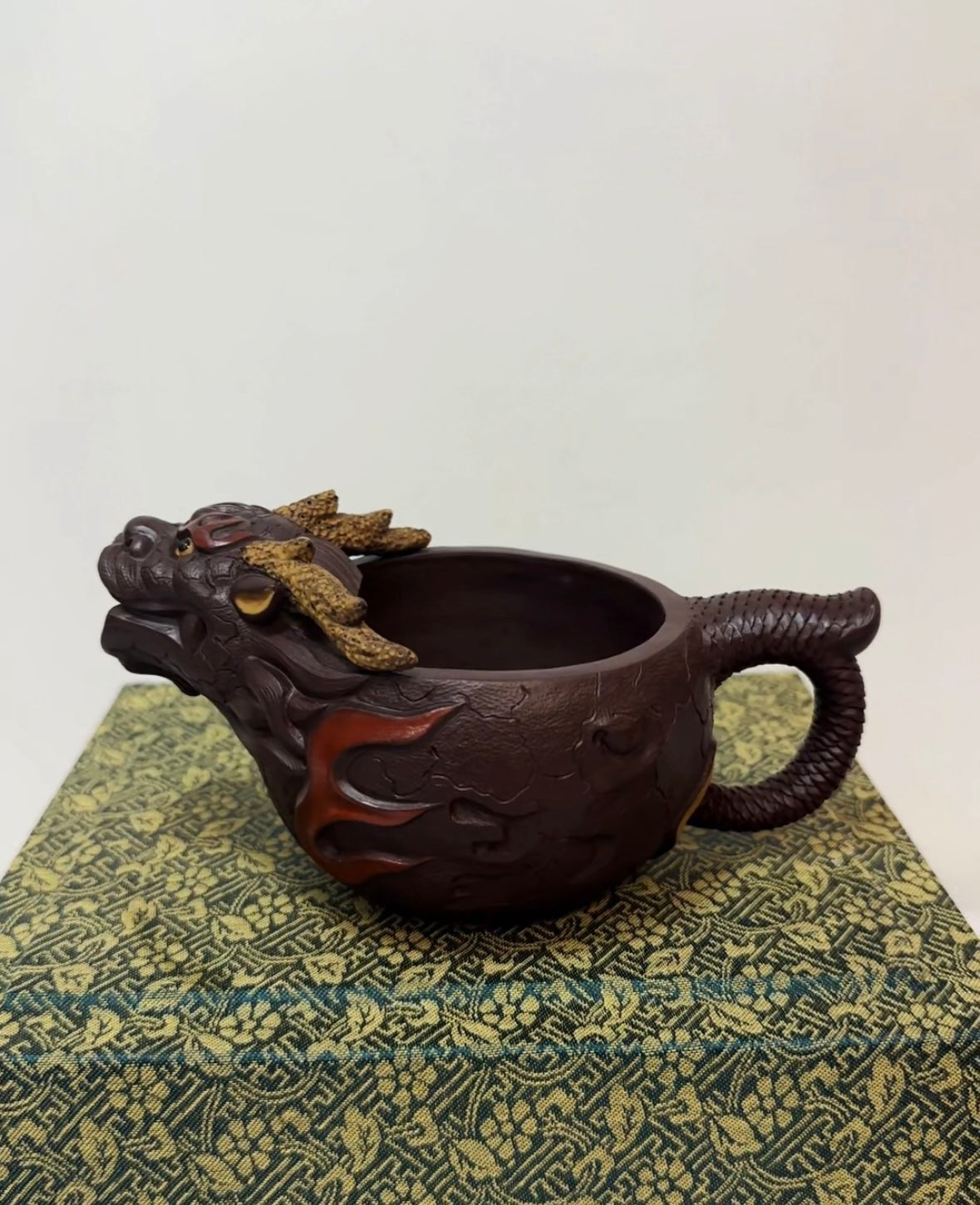茶宠茶漏【龙🐲抬头+公道】 这么好做工的紫砂 大摆件 + 龙公道杯