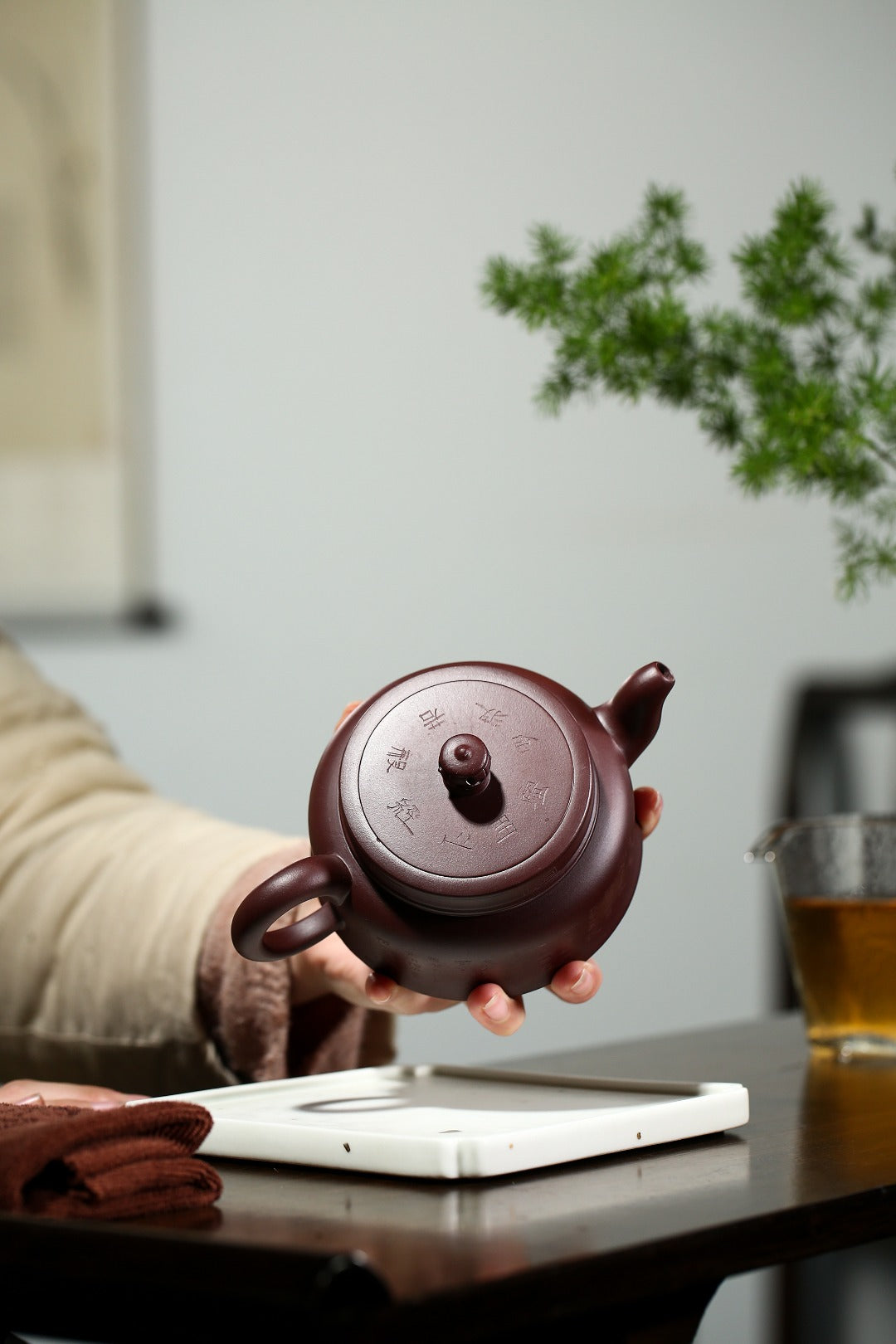 【心经】 顾君(国家级工艺美术员) 原矿龙血砂 容量 270cc
