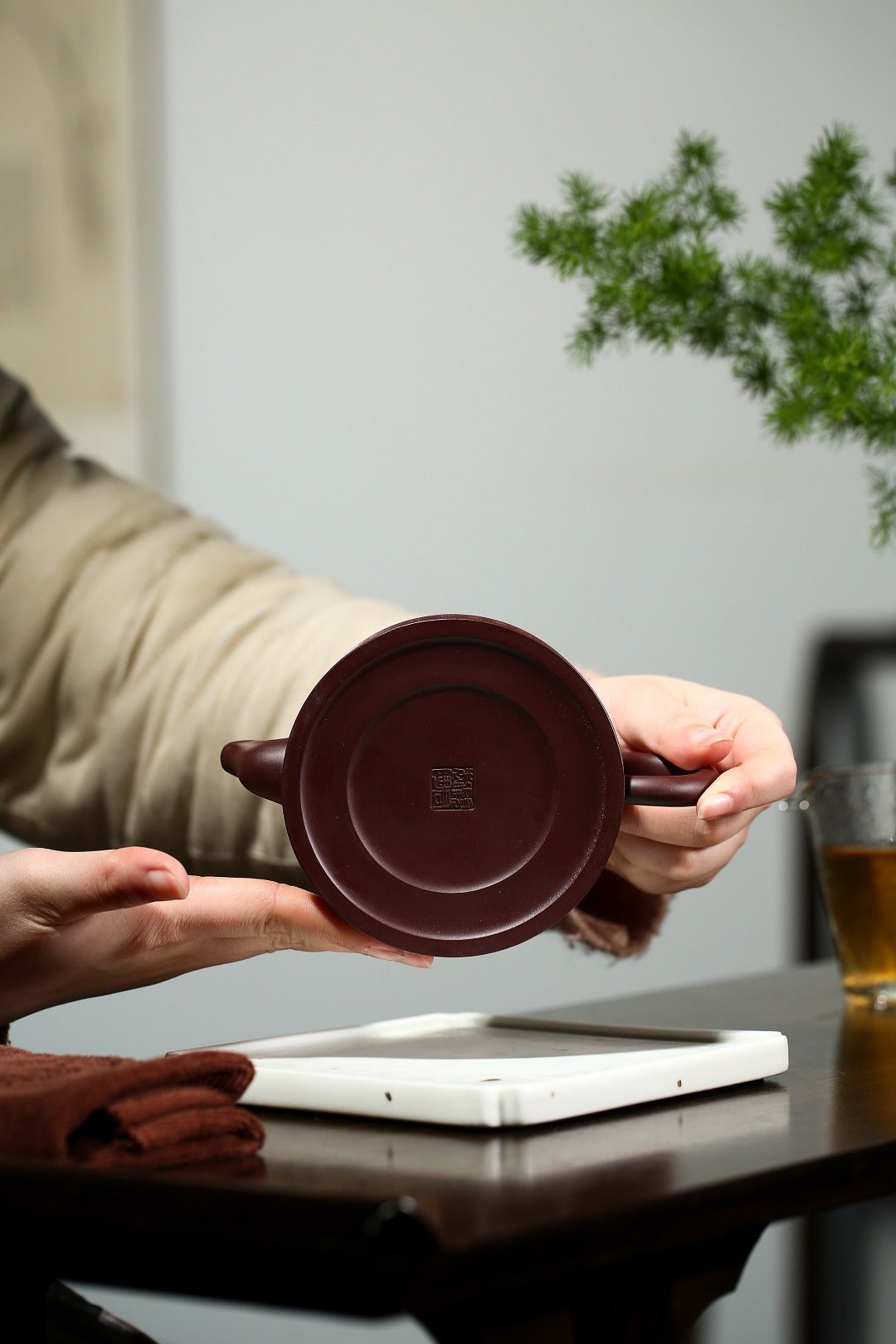 【心经】 顾君(国家级工艺美术员) 原矿龙血砂 容量 270cc