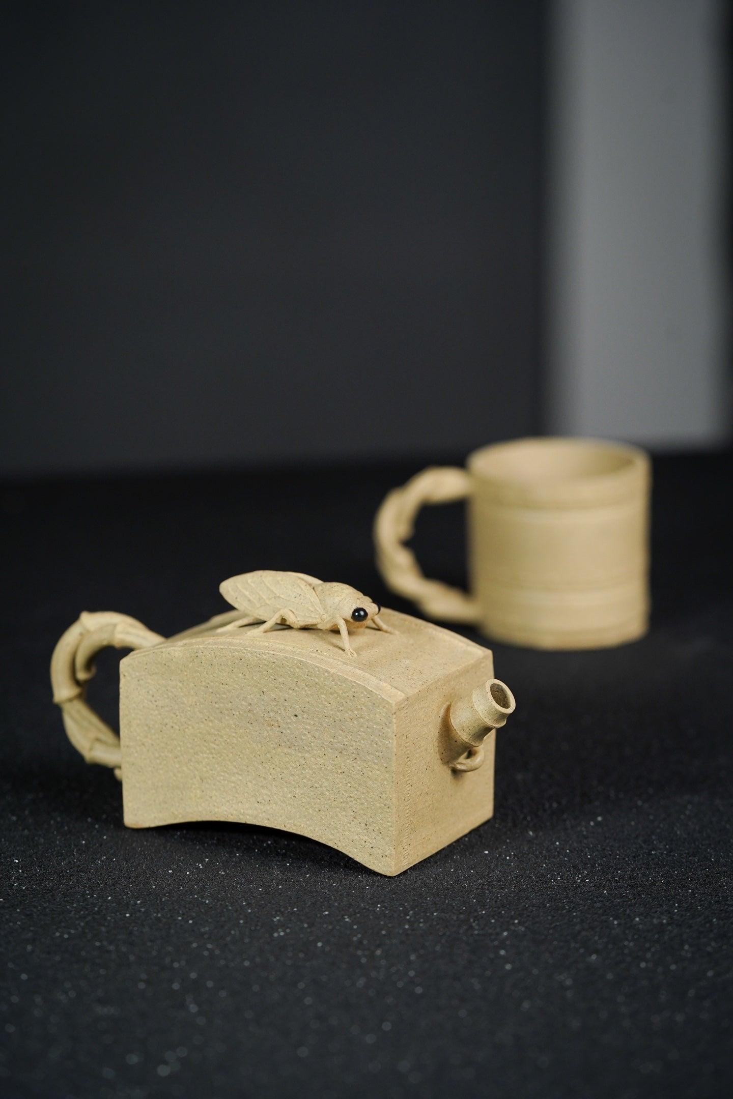 知足常乐·全手工·原矿本山段 /120cc/80cc.口径5高5cm
