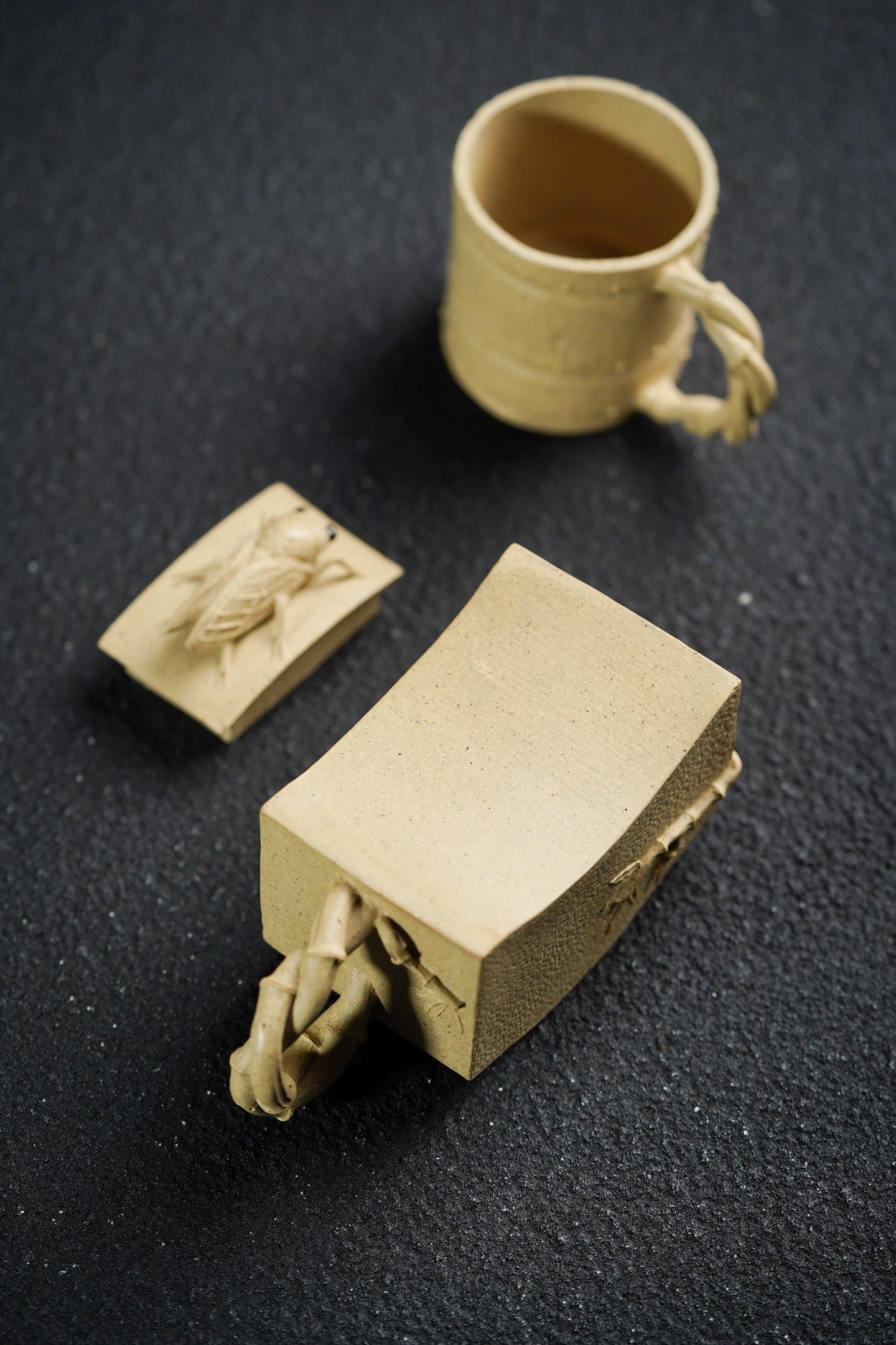 知足常乐·全手工·原矿本山段 /120cc/80cc.口径5高5cm