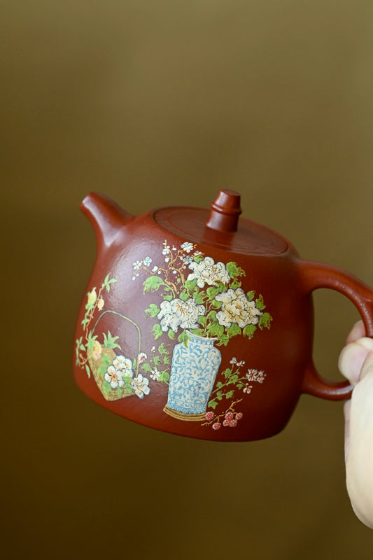 井栏·全手工 /容量200cc/家藏朱泥