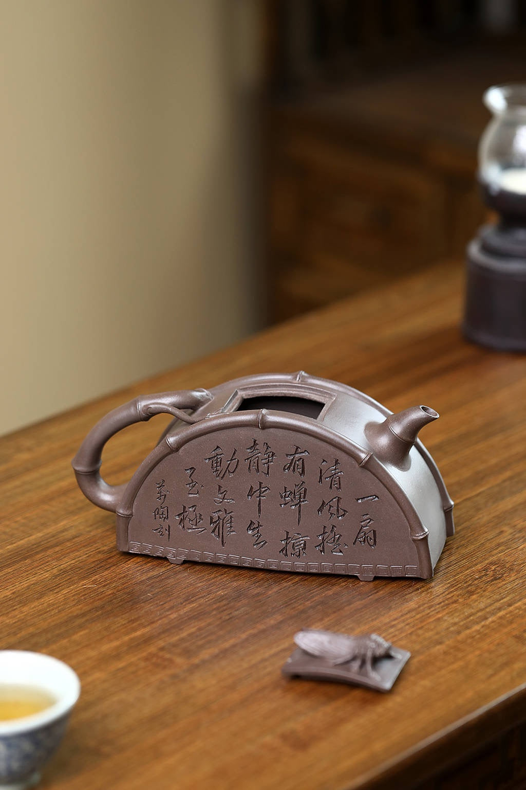 高工精品 【知足壶】大水谭天青泥 360CC 全手工制作