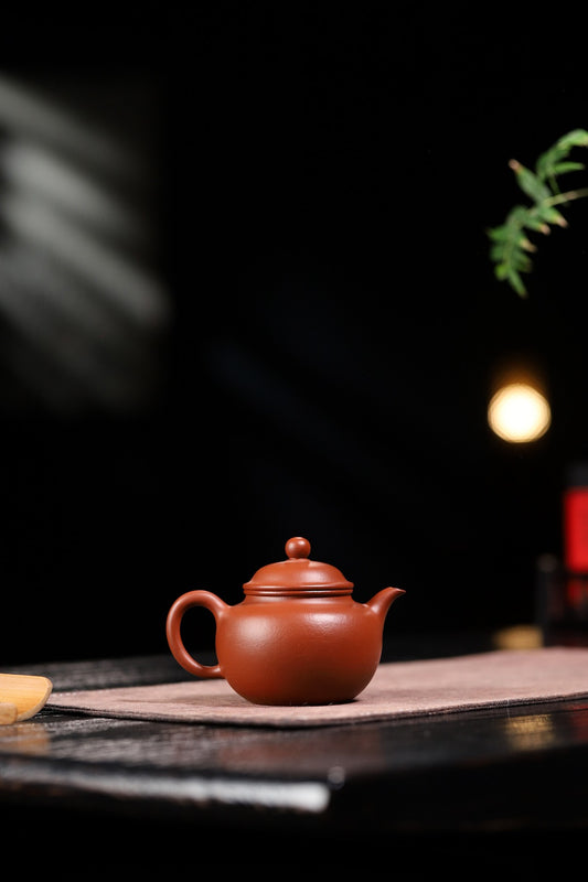 【全手工秋水】 欧侠(国家级工艺美术员) 原矿朱泥180cc 9孔