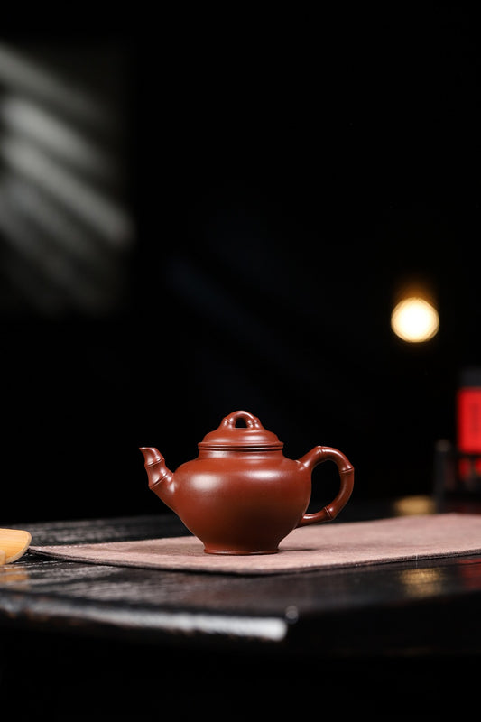 【竹节报春】 原矿朱泥 容量240cc 19孔