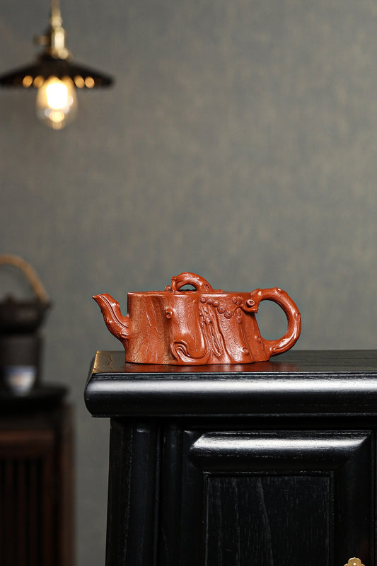 国工新品全手工五层松皮 做工极其复杂 泥料 原矿朱泥