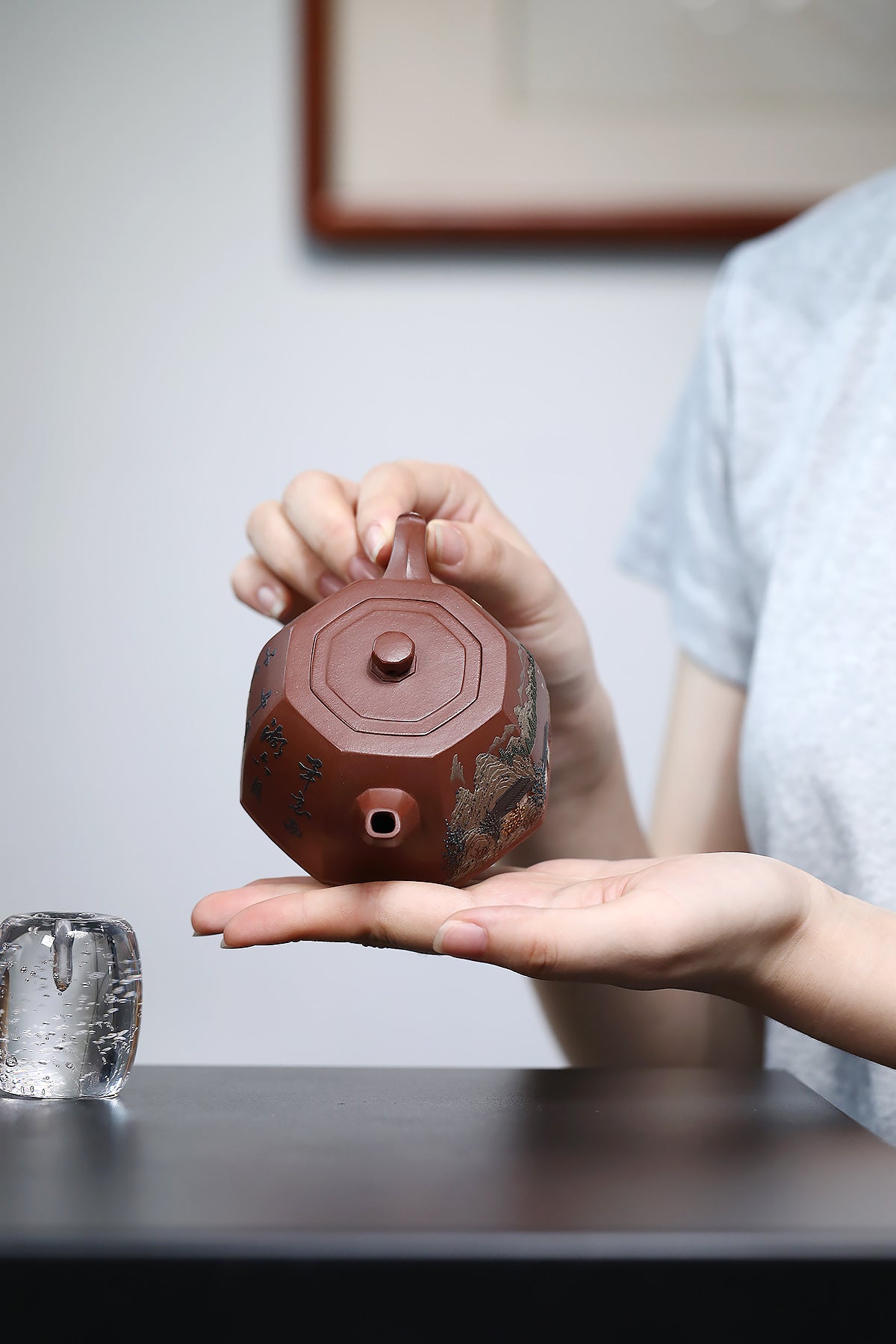 研高经典之八方井栏 泥料极品底槽清 容量 170cc