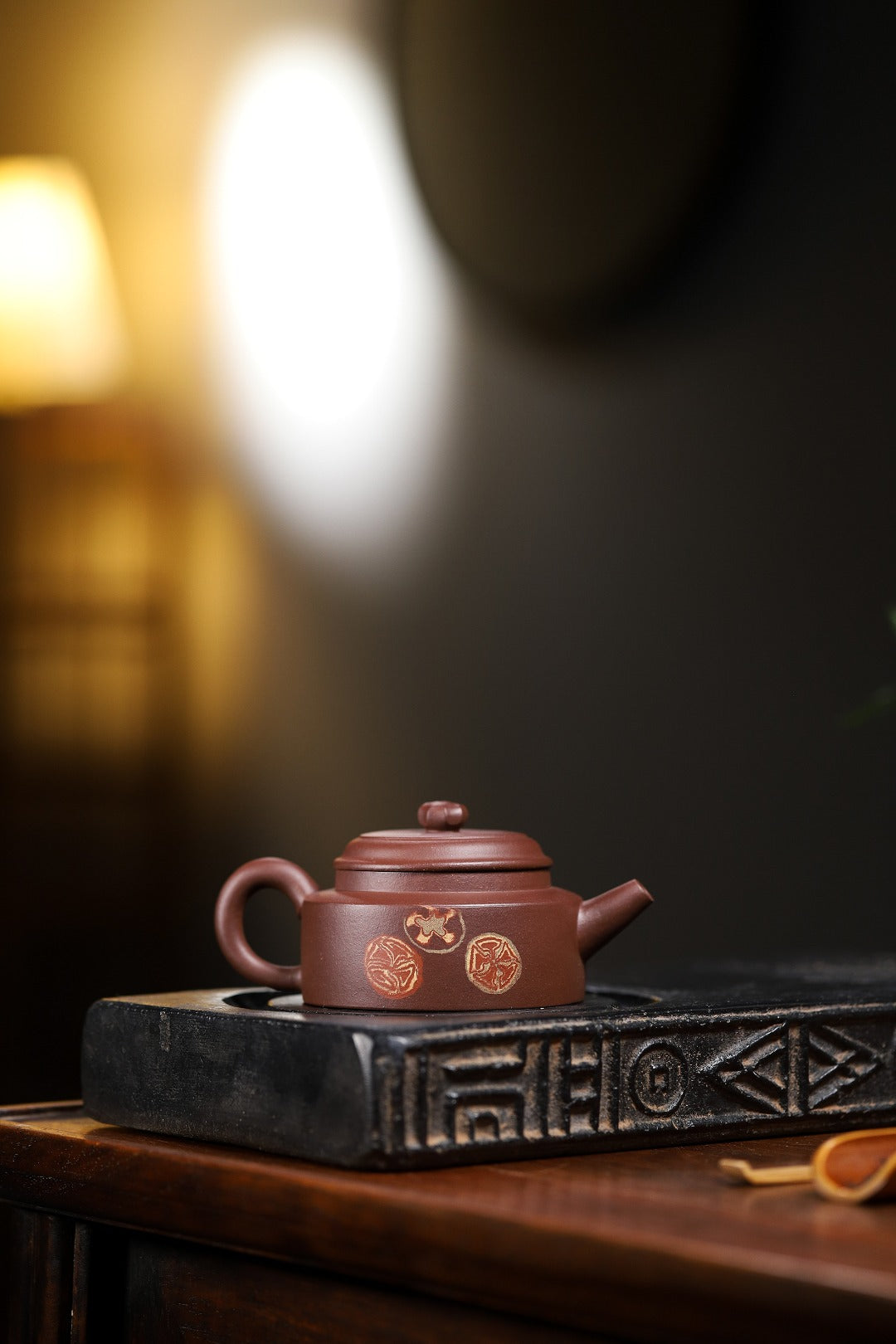 【小德钟】 范彩勤(国家级高级工艺美术师) 原矿紫泥 170cc 7孔