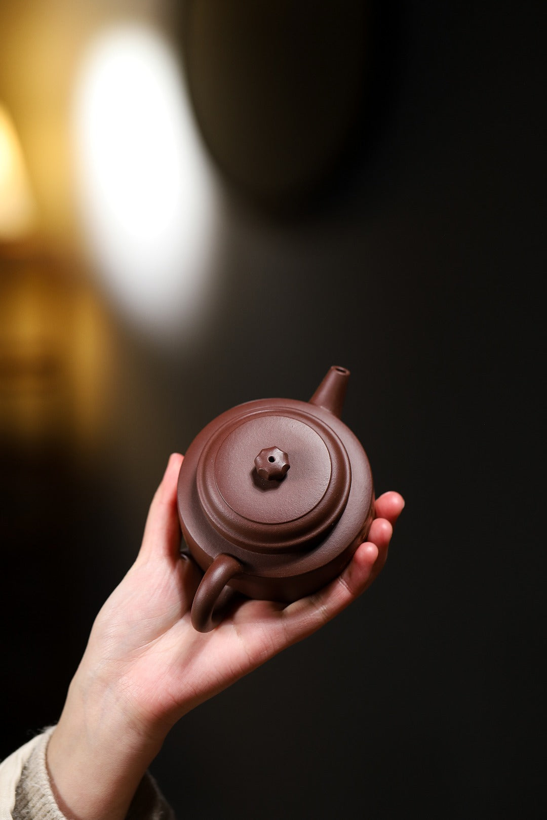 【小德钟】 范彩勤(国家级高级工艺美术师) 原矿紫泥 170cc 7孔