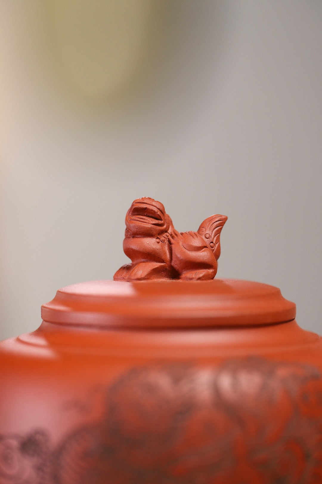 江苏省工艺美术大师作品 证书持壶照配套齐全 【福瑞满堂】