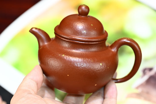 掇只·全手工 实力派陶手作品 容量150cc/朱泥炝金