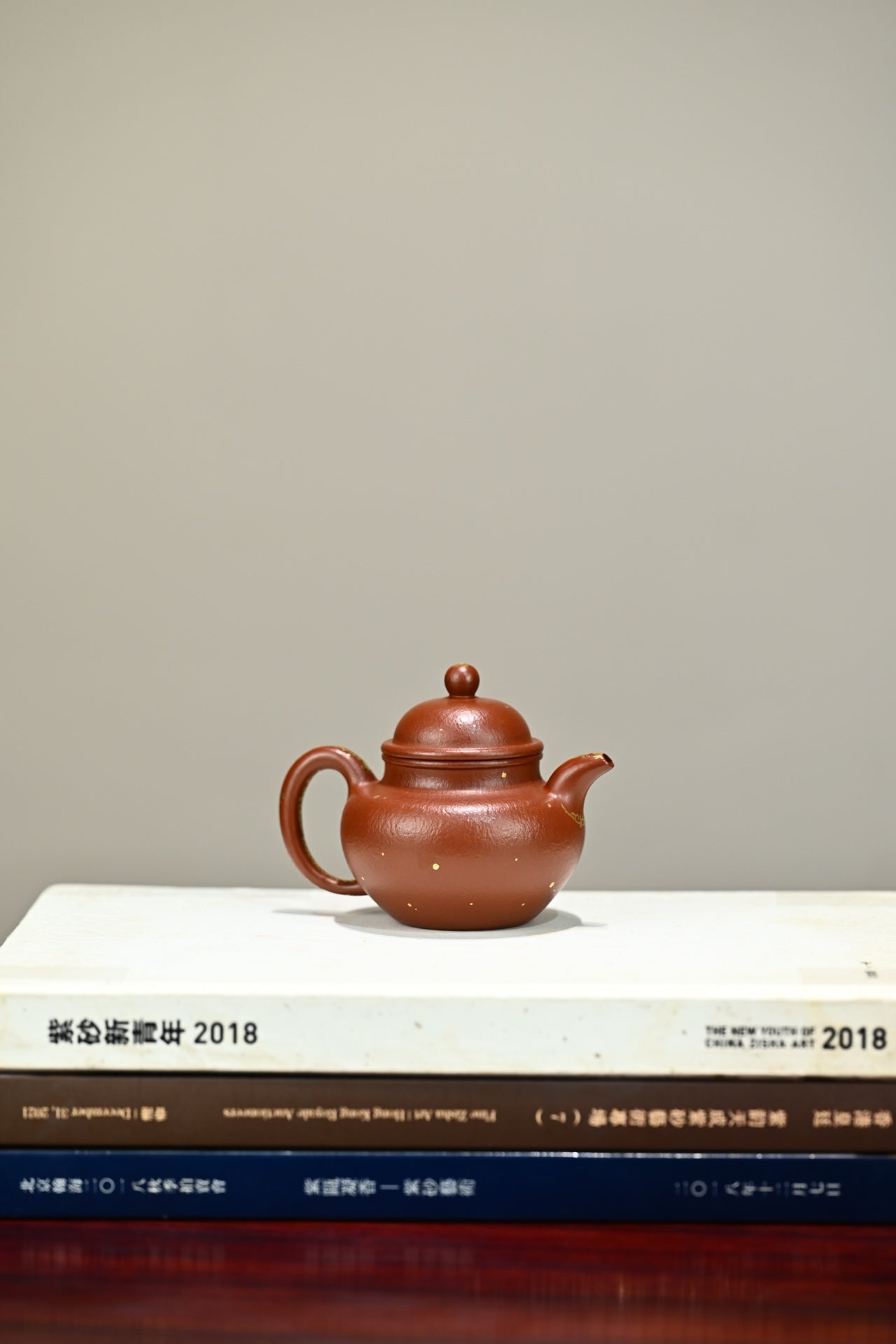 掇只·全手工 实力派陶手作品 容量150cc/朱泥炝金
