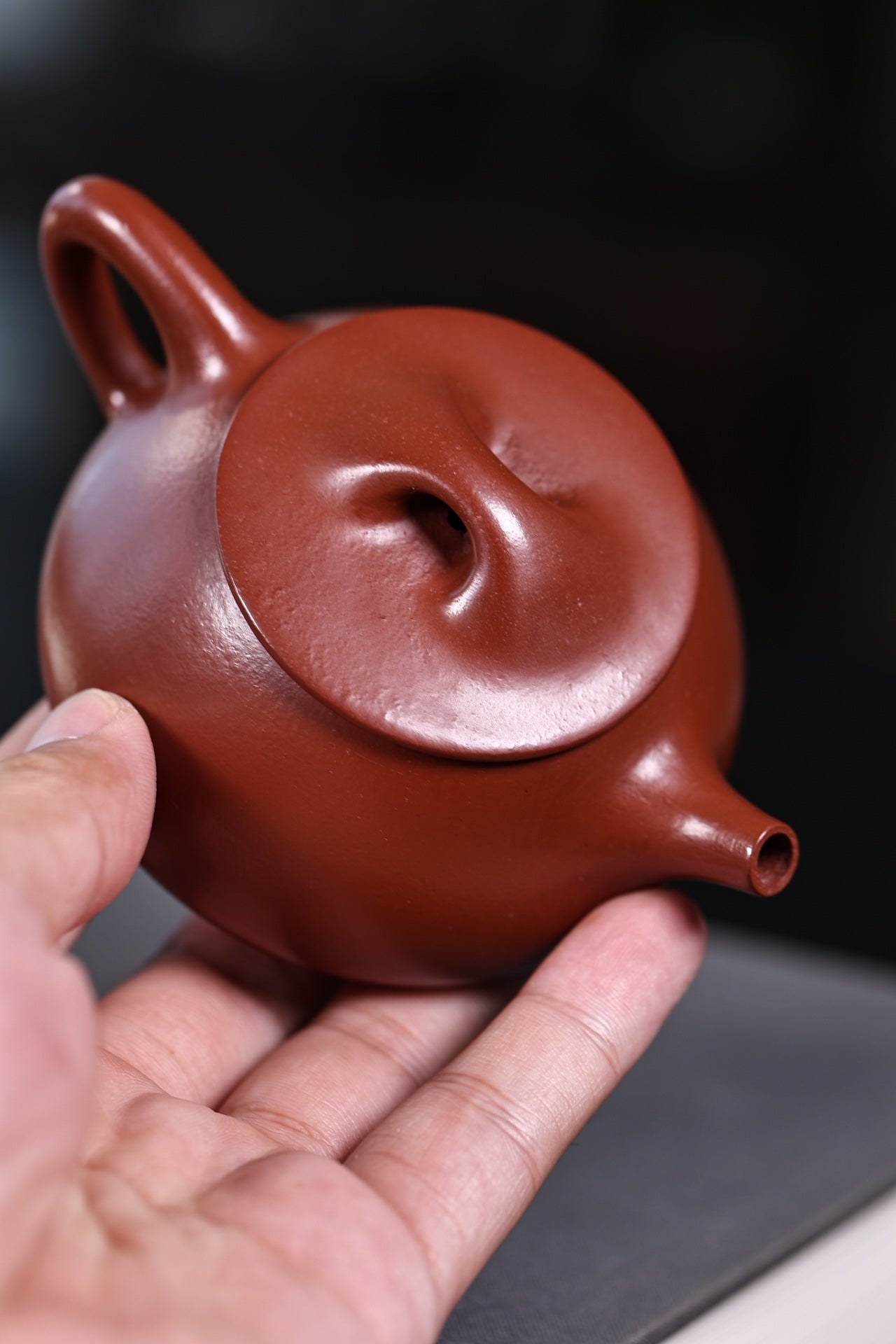 新品·景舟石瓢·小煤窑朱泥·容量100cc·作者蒋老师