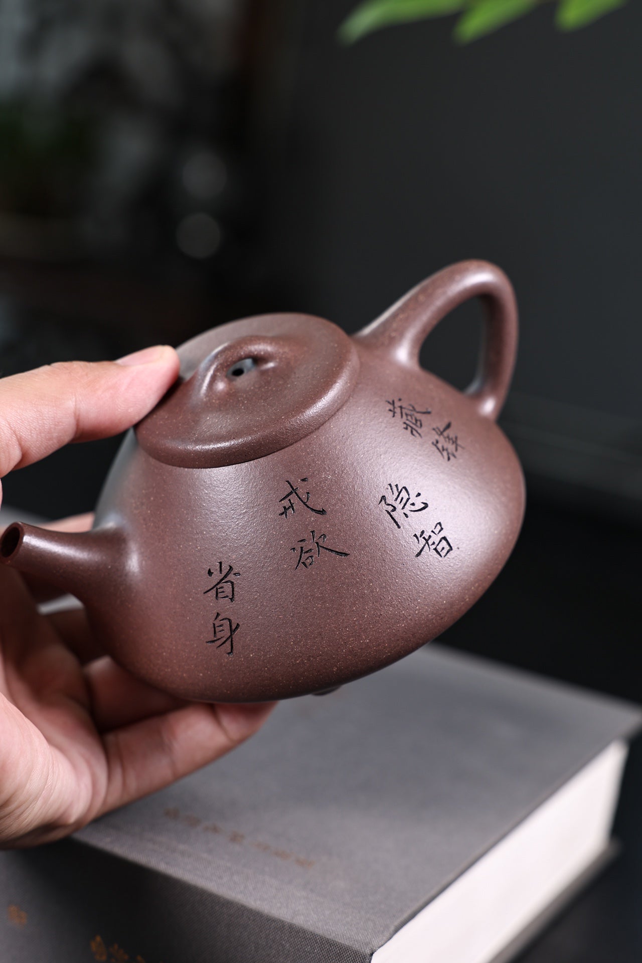 新品·子冶石瓢·陈腐老紫泥·容量300cc·19孔出水·作者邵帅·名家实力派